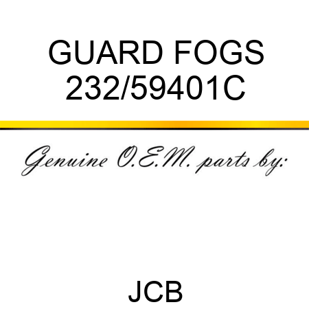 GUARD FOGS 232/59401C