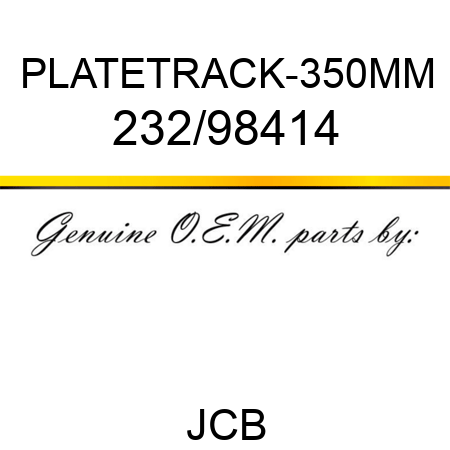 PLATETRACK-350MM 232/98414