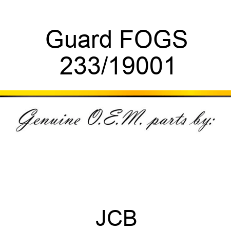 Guard FOGS 233/19001