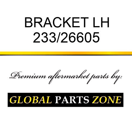 BRACKET LH 233/26605