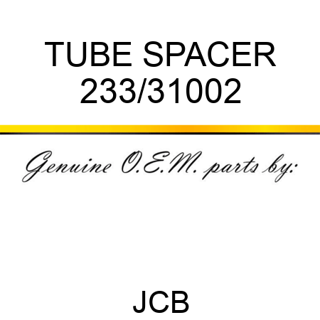 TUBE SPACER 233/31002