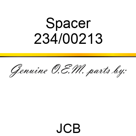 Spacer 234/00213