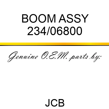 BOOM ASSY 234/06800