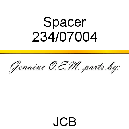 Spacer 234/07004