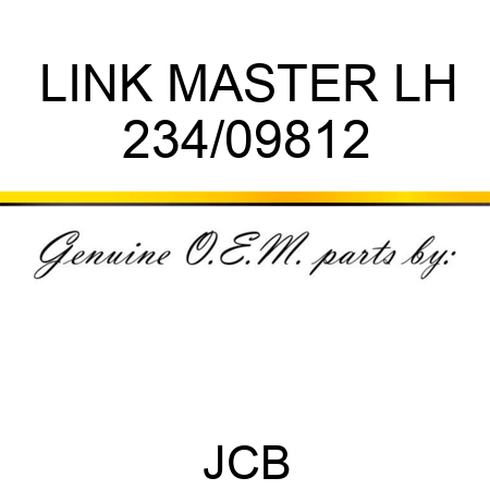 LINK, MASTER LH 234/09812