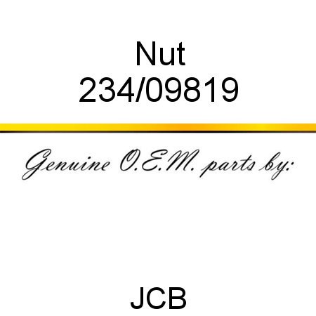 Nut 234/09819