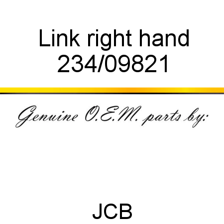 Link, right hand 234/09821