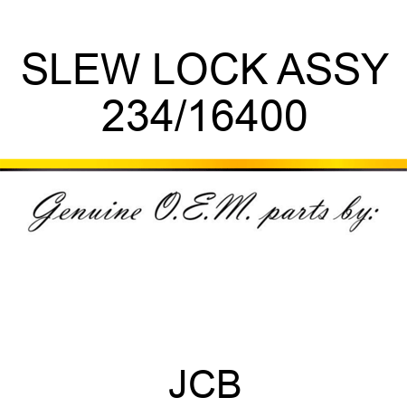 SLEW LOCK ASSY 234/16400