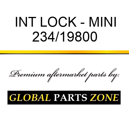 INT LOCK - MINI 234/19800