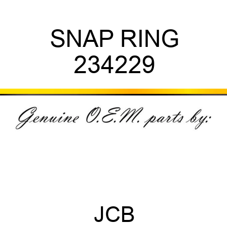 SNAP RING 234229