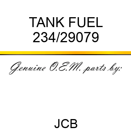 TANK FUEL 234/29079