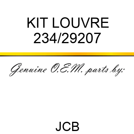 KIT LOUVRE 234/29207