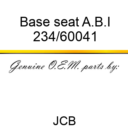 Base seat A.B.I 234/60041