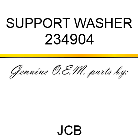 SUPPORT WASHER 234904