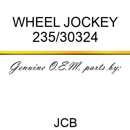 WHEEL JOCKEY 235/30324