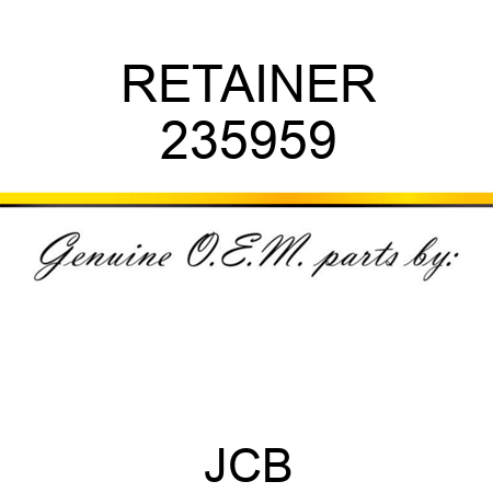 RETAINER 235959