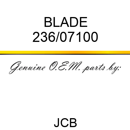 BLADE 236/07100