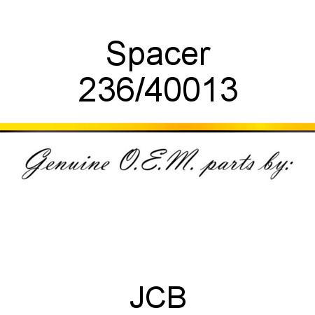 Spacer 236/40013