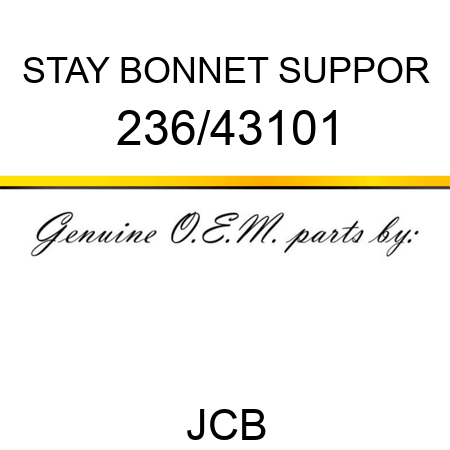 STAY BONNET SUPPOR 236/43101