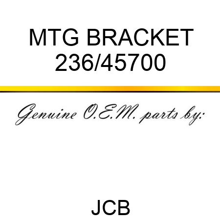 MTG BRACKET 236/45700