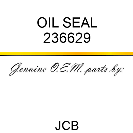 OIL SEAL 236629