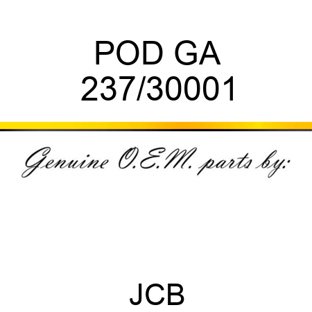 POD GA 237/30001