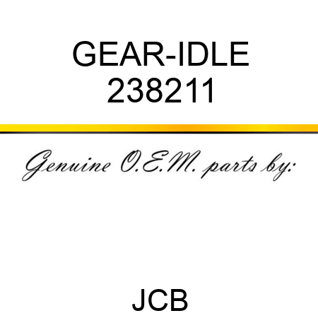 GEAR-IDLE 238211
