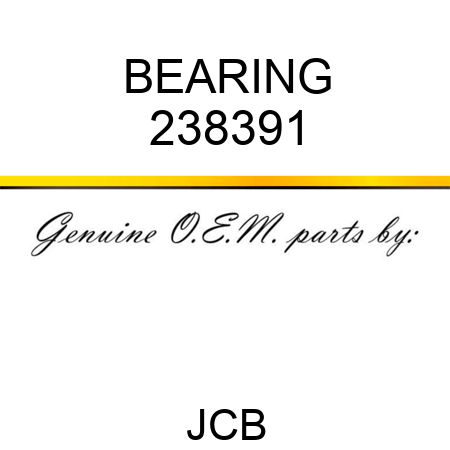 BEARING 238391