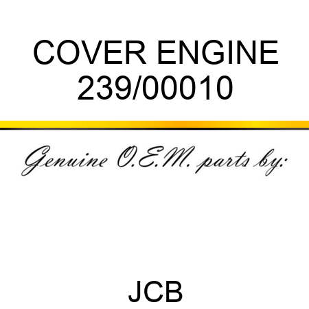 COVER ENGINE 239/00010