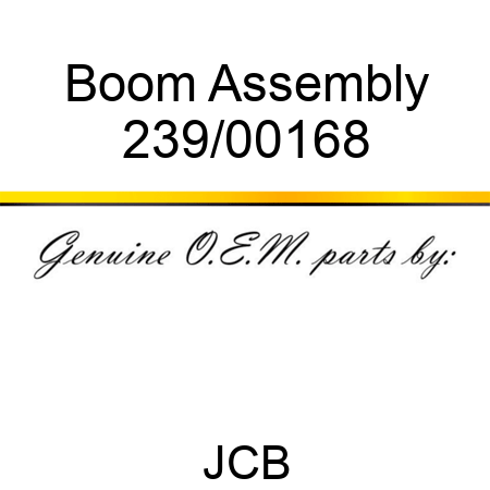 Boom Assembly 239/00168