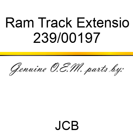 Ram Track Extensio 239/00197