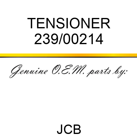 TENSIONER 239/00214