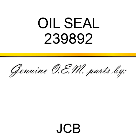 OIL SEAL 239892