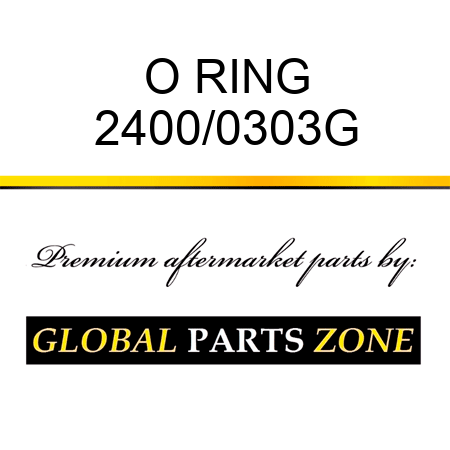 O RING 2400/0303G