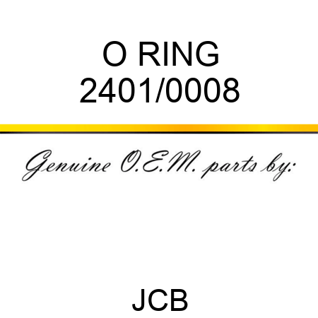 O RING 2401/0008