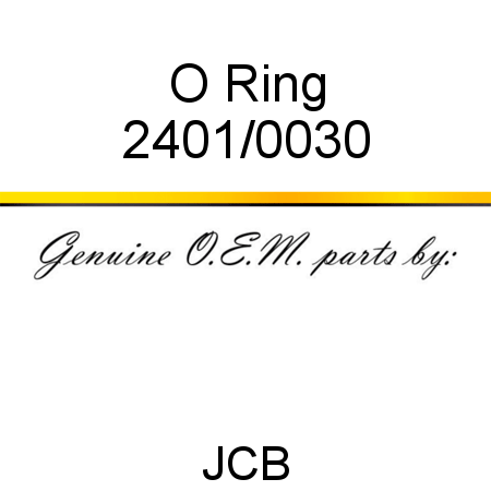 O Ring 2401/0030