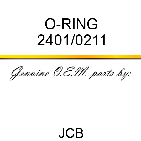O-RING 2401/0211