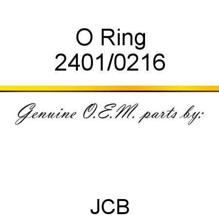 O Ring 2401/0216