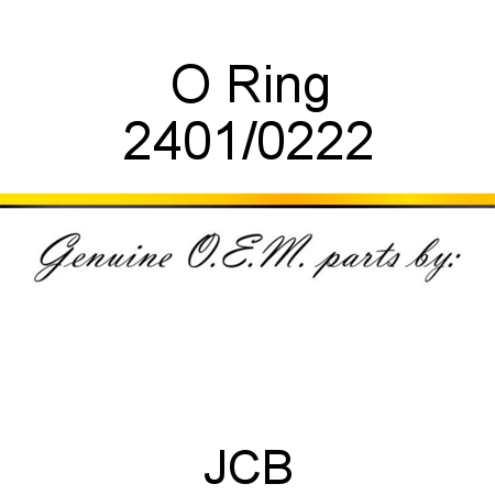 O Ring 2401/0222