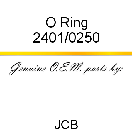 O Ring 2401/0250