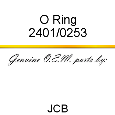 O Ring 2401/0253