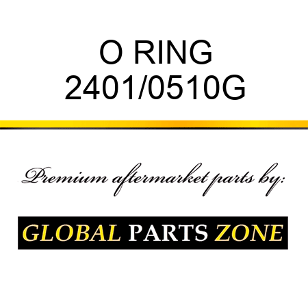 O RING 2401/0510G