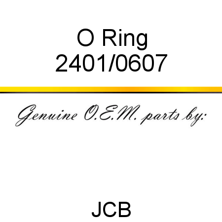 O Ring 2401/0607