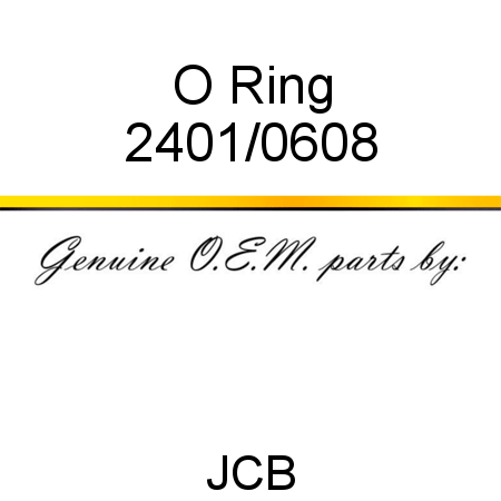 O Ring 2401/0608