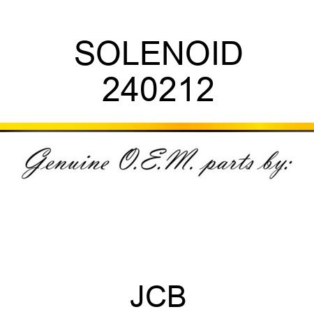 SOLENOID 240212