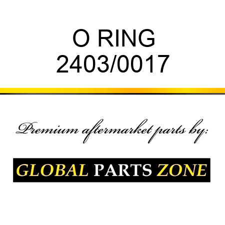 O RING 2403/0017