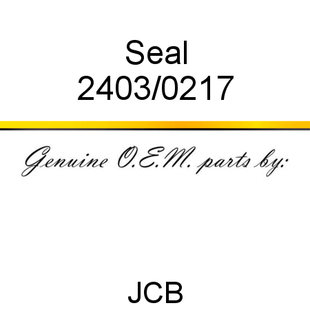 Seal 2403/0217