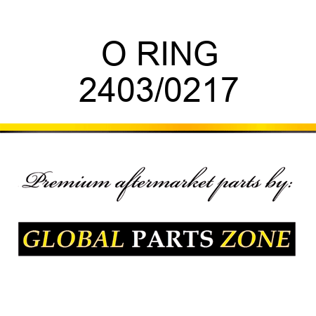 O RING 2403/0217