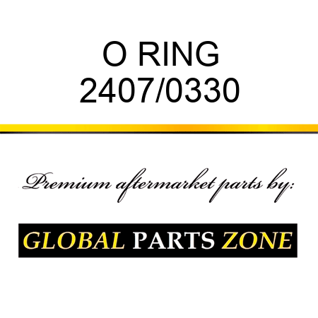 O RING 2407/0330