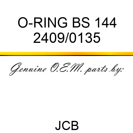 O-RING BS 144 2409/0135